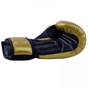 Alternative view of Kids Boxing Gloves Gold Black
