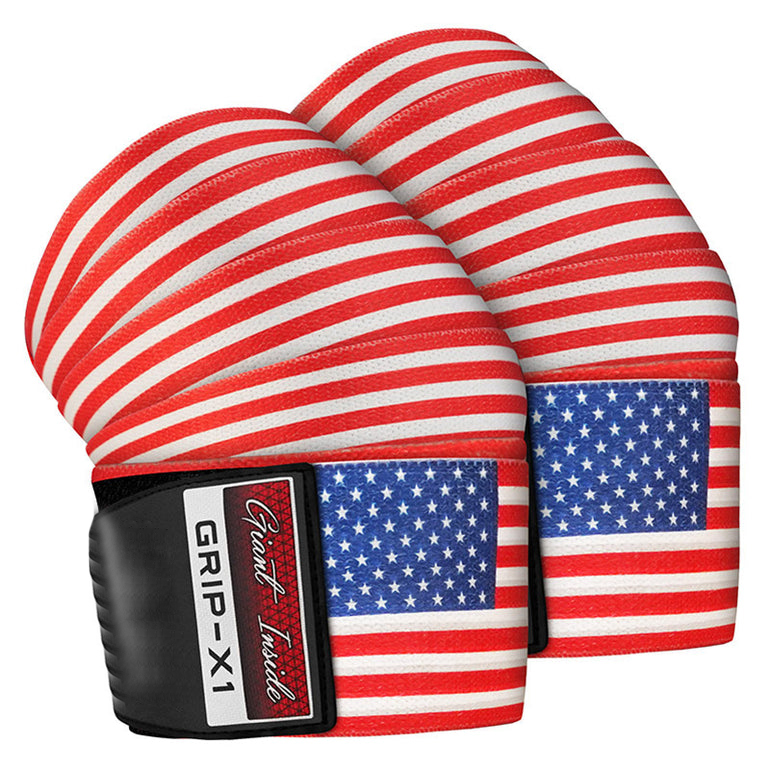 American Flag K1 Elasticated Knee Compression Bandage Wraps