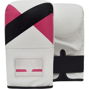 Boxing Bag Gloves White/Pink